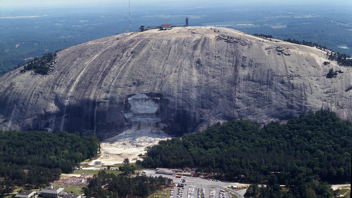 stone mountain carving