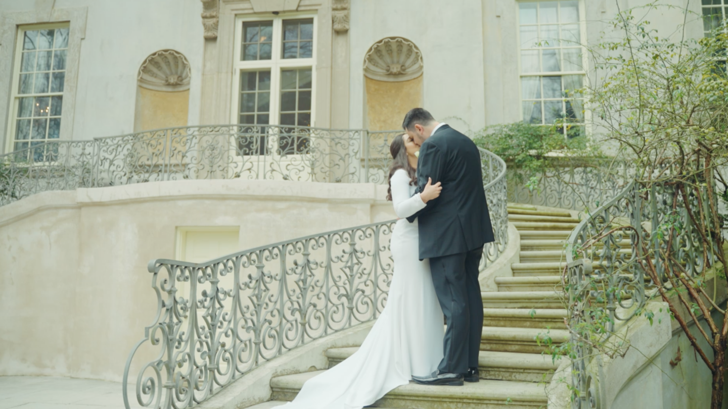 Silver Christian Louboutin Heels for Wedding at The Swan House in